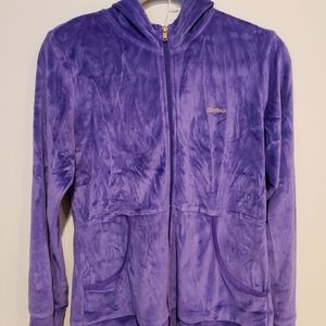 Ladies Velvet Sweatshirt zip up reebok
